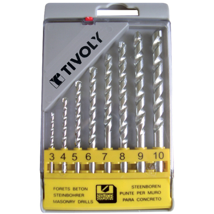 8 forets béton Ø 3 à 10mm TIVOLY - 50900170019