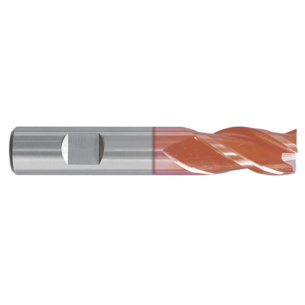 Fraise à rainurer HSS-E8 -Revêtue HIGHCUT -DIN844BK -Z3 -e8 -Hél.45° -Normale / Ø: 4 0 TIVOLY - 80365010400