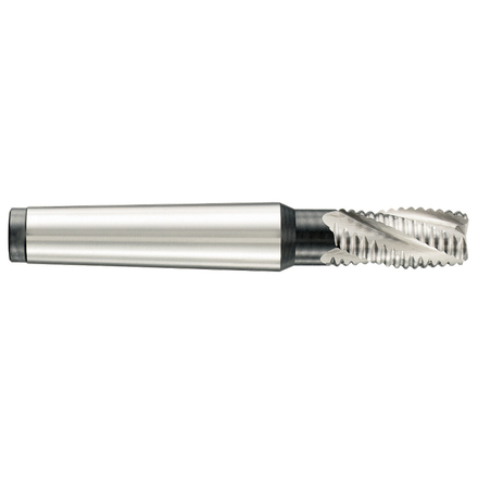 Fraise d’ébauche HSS-E8 -DIN845BK -Z4-6 -Hél.25° -Cône morse / Ø: 18 TIVOLY - 803680121800