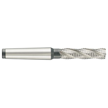 Fraise d’ébauche HSS-E8 -DIN845BL -Z4-6 -Hél.25° -Cône morse -Longue / Ø: 28 TIVOLY - 803681132800