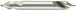 Foret métaux à centrer 60° HSS -DIN333A -h8 -Forme A Ø: 8 TIVOLY - 8140811250800