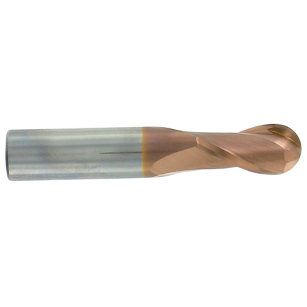 Fraise à rainurer hémisphérique carbure -Revêtue HARDCUT -TivolyNorm -Z2 -e8 -Hél. 30° / Ø: 8 0 TIVOLY - 82361810800
