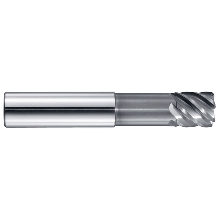 Fraise de finition carbure -Revêtue ULTRACUT -DIN6527L -Z4-8 -h9 -Hél. 45° -A rayon / Ø: 5 0.5 TIVOLY - 8236341050005