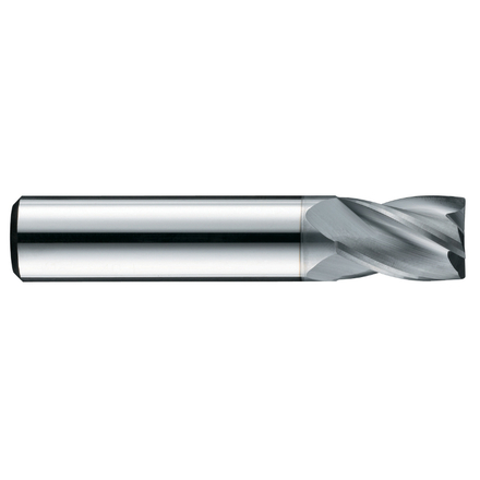 Fraise de finition carbure -Revêtue ALCRONA -DIN6527K -Z4 -Hél. 30° -Chanfrein / Ø: 12 0 TIVOLY - 82365011200
