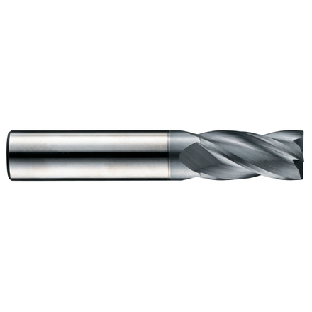 Fraise de finition carbure -Revêtue ALCRONA -DIN6527L -Z4 -Hél. 30° -Chanfrein -Longue / Ø: 2 0 TIVOLY - 82365610200