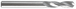 Foret métaux carbure monobloc -DIN6539 -h6 -2xd -Extra court -Affûtage 4 faces / L: 74 Ø: 7.1 TIVOLY - 82402210710