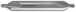 Foret métaux carbure monobloc à centrer 60° -DIN333A -h8 -Forme A -Extra court Ø: 10 TIVOLY - 82419414001000