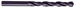 Foret métaux laminé HSS -Traitement STEAM -DIN338 -h8 -Queue cylindrique Ø: 0.5 L: 22 TIVOLY - 90200110050