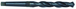 Foret métaux laminé HSS -Traitement STEAM -DIN345 -h8 -Cône morse -Court Ø: 38 L: 349 TIVOLY - 90200613800