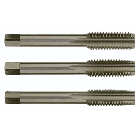 Jeu de 3 tarauds main Standard HSS -UNC -DIN 352 -Profil étagé -2B / Ø: N°8 X 32 TIVOLY - 952101100008320