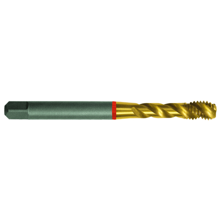Taraud machine Flashcut HSS-E5 -Revêtu TiN -UNC UNF -DIN 371/376 -Forme C -2B -Conicité arrière / Ø: 1