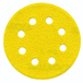Disque AUTO-AGRIPPANT -Ø115mm -Perforation 8 trous -Pour ponceuse excentrique / Dim Ø115 / Gr : 80 TIVOLY - XT10112011201
