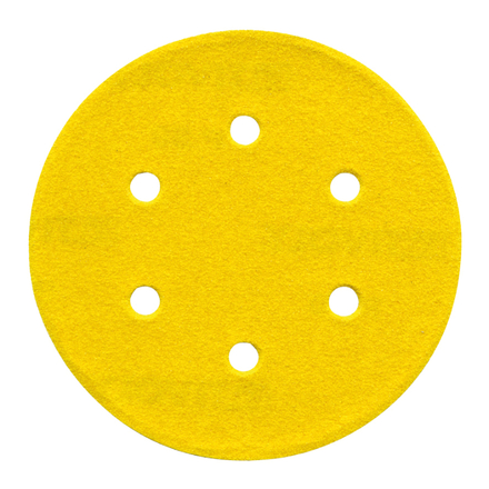 Disque AUTO-AGRIPPANT -Ø150mm -Perforation 6 trous -Pour ponceuse excentrique / Dim Ø150 / Gr : 120 TIVOLY - XT10112011222