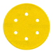 Disque AUTO-AGRIPPANT -Ø150mm -Perforation 6 trous -Pour ponceuse excentrique / Dim Ø150 / Gr : 120 TIVOLY - XT10112011222