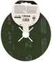 Disque FIBRE ZIRCONIUM (Cartonnette brochable) / Dim Ø180 / Gr : 24 TIVOLY - XT10112011330