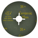 Disque FIBRE CERAMIQUE Spécial INOX / Dim Ø125 / Gr : 36 TIVOLY - XT10112011335
