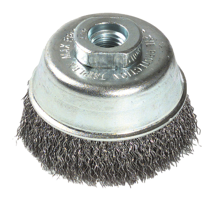 Brosse COUPE -Fil acier ondulé -Décapage du métal (Vrac) / Ø: 75 / 0.35 TIVOLY - XT20211000369