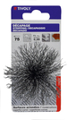 Brosse EVENTAIL -Fil acier ondulé -Décapage du métal / Ø: 75 / 0.35 TIVOLY - XT20252006067