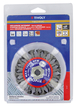 Brosse CONIQUE -Fil acier torsadé -Gros décapage du métal / Ø: 95 / 0.5 TIVOLY - XT202520137