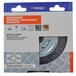 Brosse de TOURET -Fil acier ondulé -Décapage du métal / Ø: 150x15 / 0.35 TIVOLY - XT20254006102