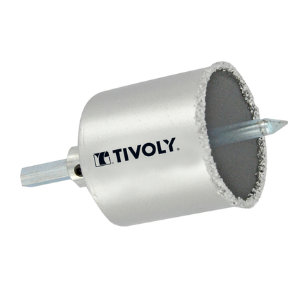 Scie cloche à concrétion carbure HM monobloc (Blister Box) / H: 55 Ø: 73 TIVOLY - XT505220074