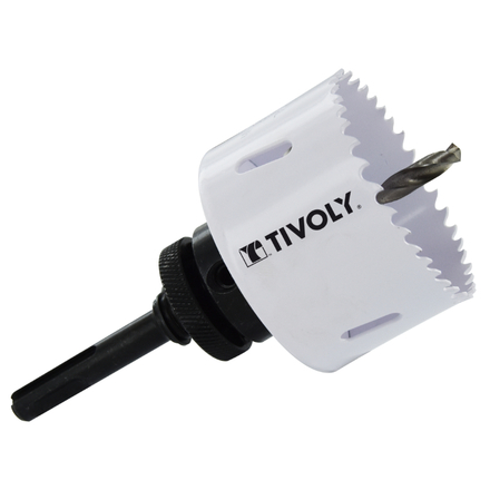 Scie cloche bi-métal HSS attachement sds+ (Blister Box) / H: 38 Ø: 67 TIVOLY - XT50522052233