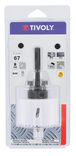 Scie cloche bi-métal HSS attachement sds+ (Blister Box) / H: 38 Ø: 67 TIVOLY - XT50522052233