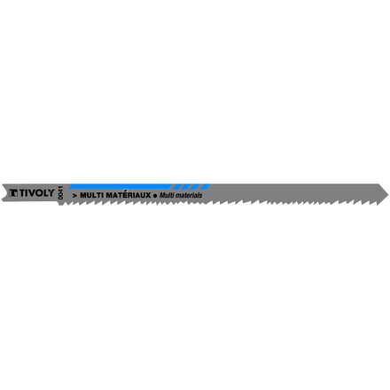 Lame de scie sauteuse -Multimatériaux -Attache U / L: 132 / H: 110 / Droite TIVOLY - XT505320041
