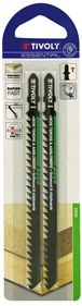 Lame de scie sauteuse -Pour bois tendre et aggloméré -Attache T / L: 132 / H: 110 / Droite TIVOLY - XT505520002