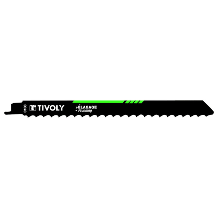 Lame de scie sabre -Pour élagage -Attache universelle / L: 230 / H: 210 / Droite TIVOLY - XT505820108