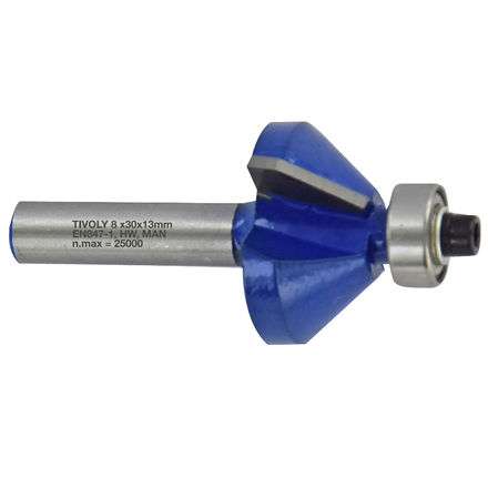 Fraise à chanfreiner + guide (Blister Box) / 32 TIVOLY - XT60642067806