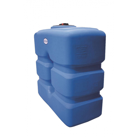 CUVE STOCKAGE VERTICALE BLEUE EN PE POUR ESPACE REDUIT 1000L - RENSON - 100795
