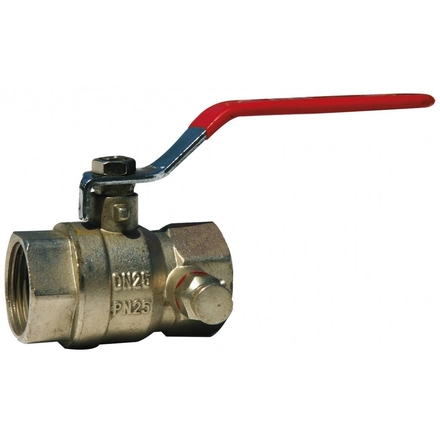 VANNE A BOISSEAU SPHERIQUE AVEC PURGE PN25 FF 1/2'' - RENSON - 101599