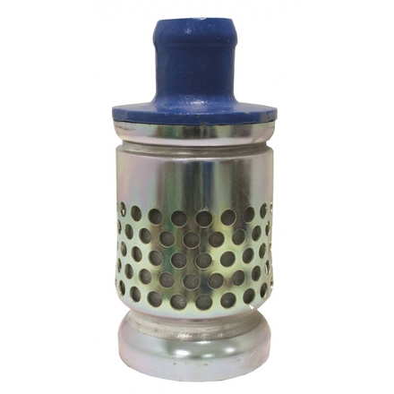 CLAPET DE PIED + CREPINE CANNELEE INOX DIAMETRE 50 - RENSON - 101623
