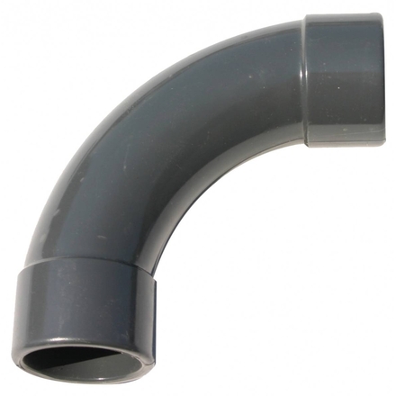 COURBE FORMEE 90° PVC FF DIAMETRE 63 - RENSON - 102107