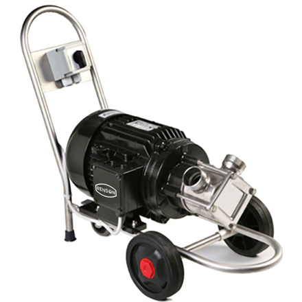POMPE ROTOR FLEXIBLE 230V 1,1KW - AVEC CHARIOT - RENSON - 103047