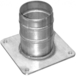 KIT RAC DROIT ROND/CANNELE GALVA DIAMETRE 150 - RENSON - 105172