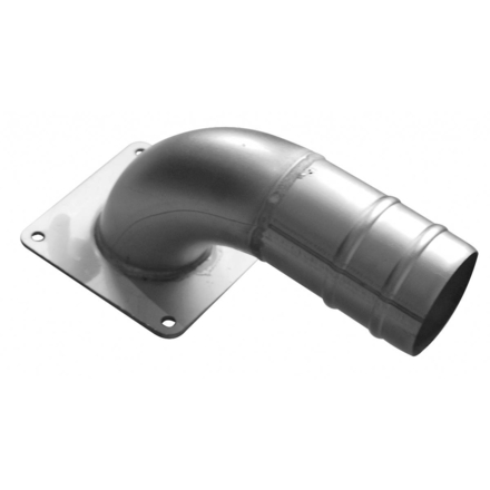 KIT RAC COUDE ROND/CANNELE GALVA DIAMETRE 80 - RENSON - 105173