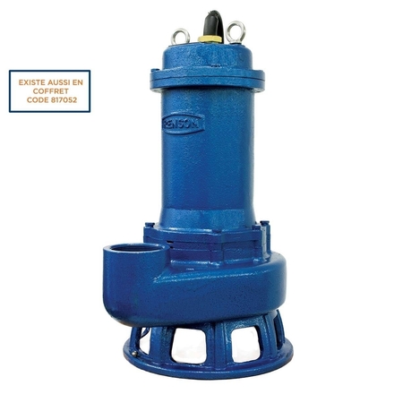 POMPE DE RELEVAGE TRI FONTE ROUE VORTEX 2,2KW DN65 RENSON - 109450
