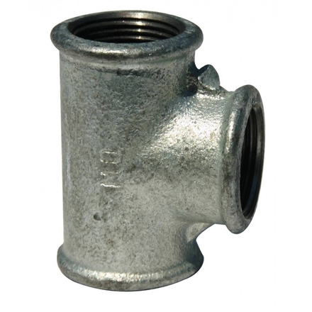 TE 90° REDUIT GALVA N°130R FFF 2'' x 1''1/4 x 2'' - RENSON - 110115