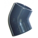 COUDE 45° PVC GYD FF DIAMETRE 125 - RENSON - 110409