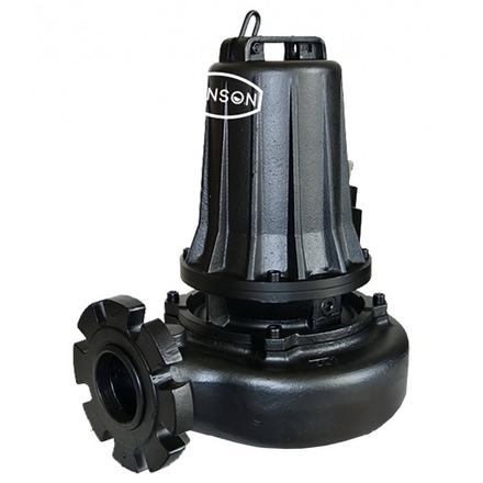 POMPE DE RELEVAGE TRI FONTE ROUE MONOCANALE 3KW DN100 - RENSON - 111057