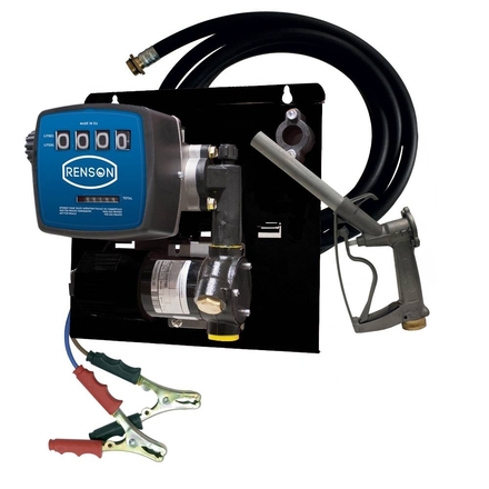 STATION FUEL 12V 60L/M PIST MANUEL ALU - RENSON - 138006