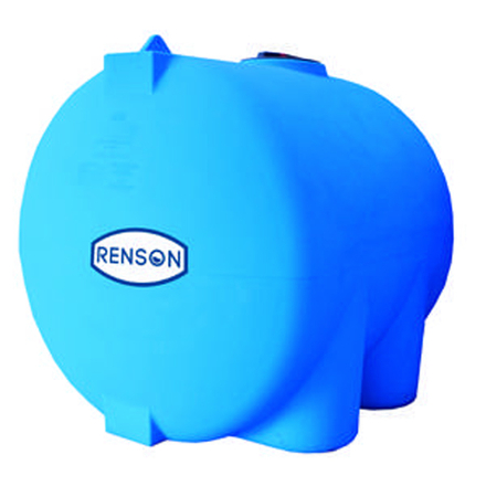 CUVE STOCKAGE HORIZONTALE BLEU EN PE RONDE 5000L - RENSON - 162167