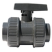 VANNE DOUBLE UNION POIGNEE GRISE PVC BVE FF 1/2'' - RENSON - 369411