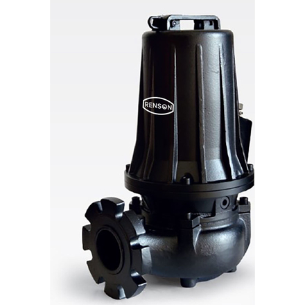 POMPE DE RELEVAGE TRI FONTE ROUE VORTEX 4,2KW DN80 - RENSON - 813330