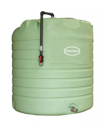 CUVE DE STOCKAGE HAUTE DENSITE PEHD 10000L PRE EQUIPEE AVEC CANNE RENSON - 815403