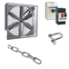 KIT VENTILATEUR TRIPHASÉ POUR PETIT BATIMENT 6 PALES - RENSON - 815409