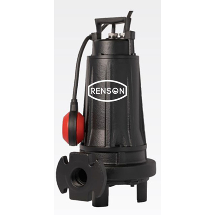 POMPE DE RELEVAGE 380V 0,9KW FONTE EAUX CHARGEES VERT. DN32 - RENSON - 817742