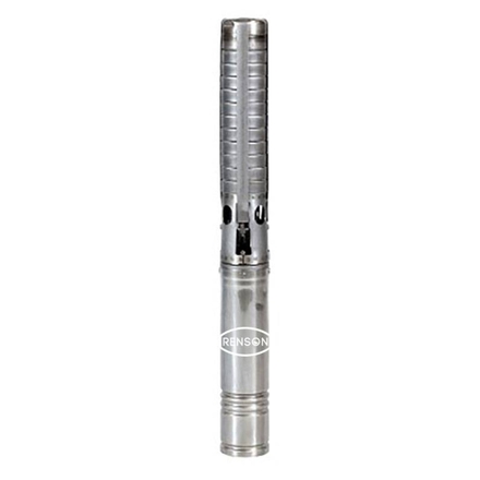 POMPE DE FORAGE 70L/MIN TURB INOX MOT EAU TRIPHASE 0.75KW - RENSON - 818102
